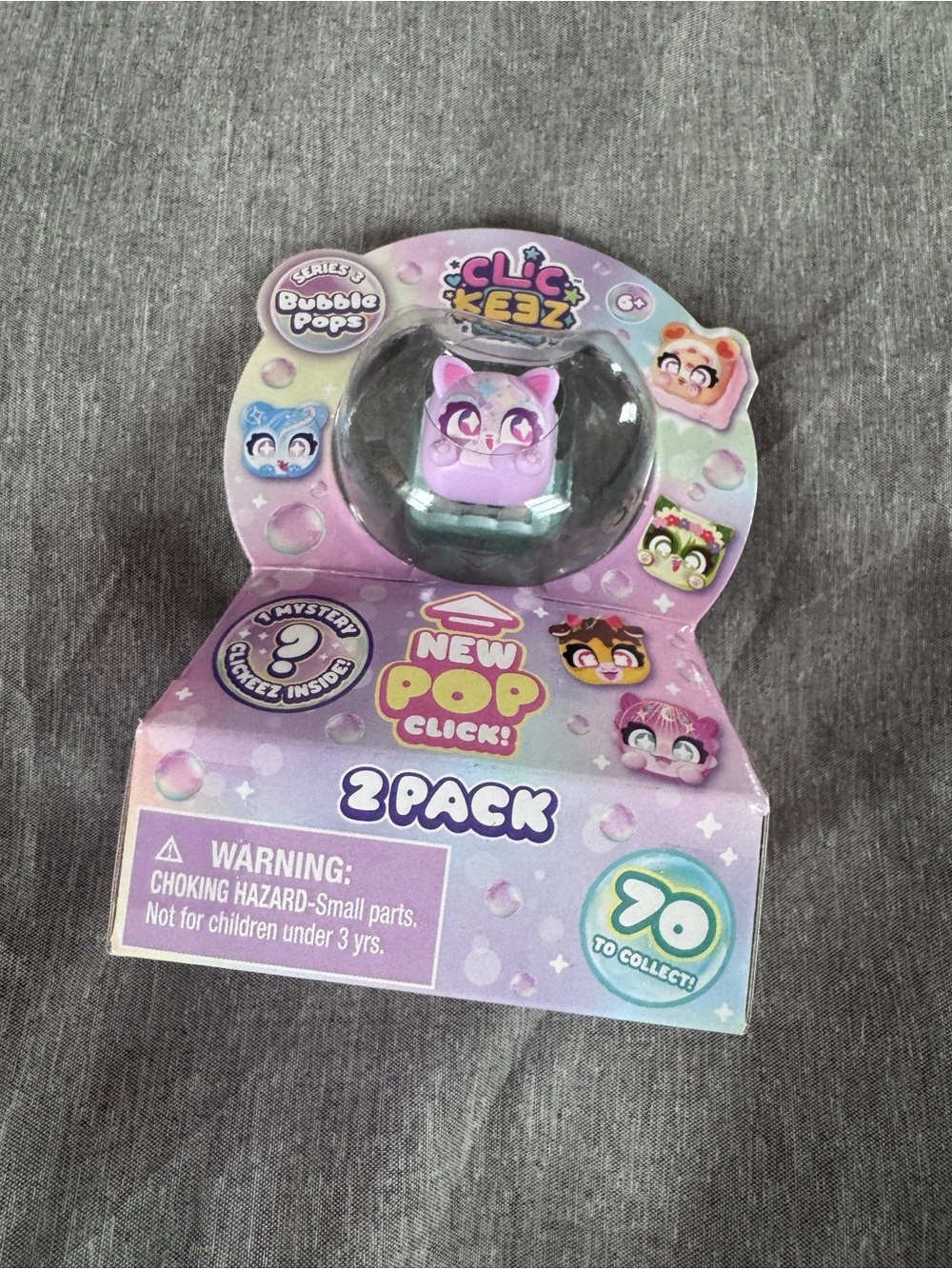 Bubble Pops 2-Pack - Purple Collectible Pop Toy